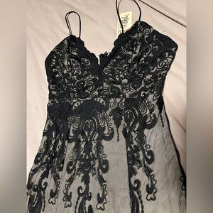 NWT Southern Fried Chics lace Maxi Dress